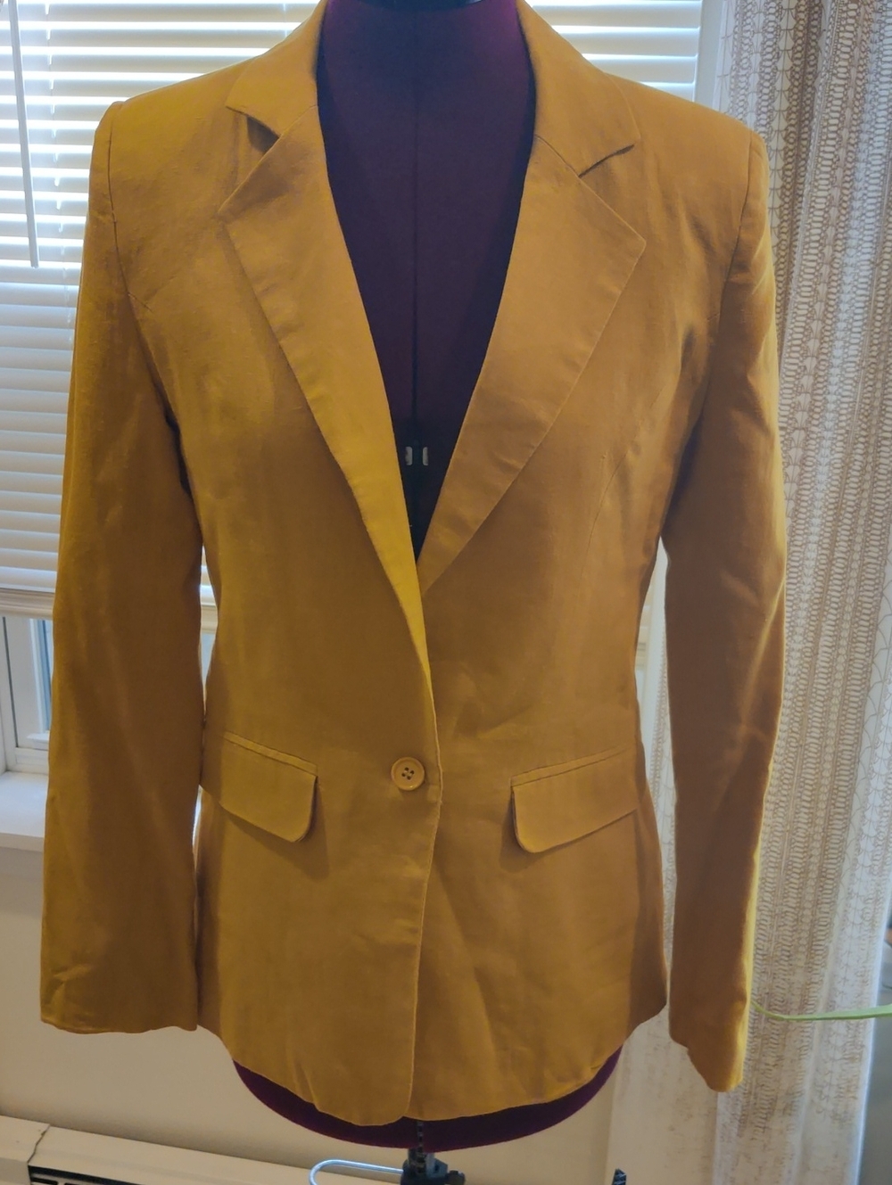 Mustard Yellow Women's Blazer